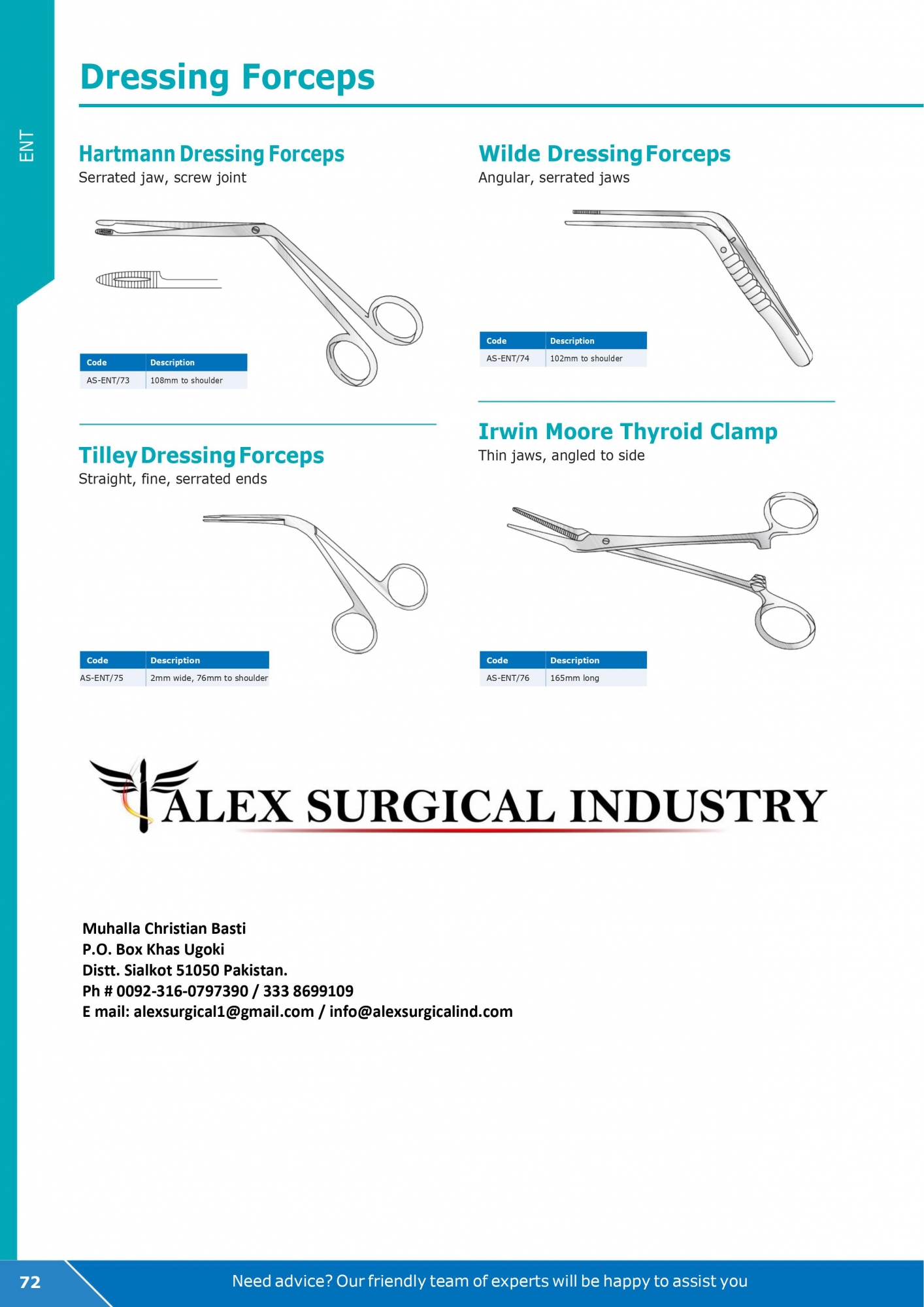 Dressing Forceps